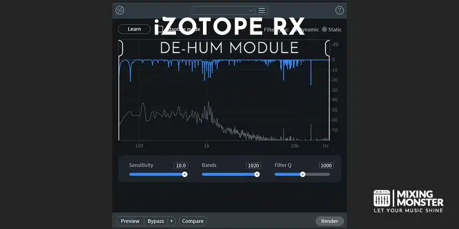 Izotope Rx De-Hum Module Izotope Rx De-Hum Module