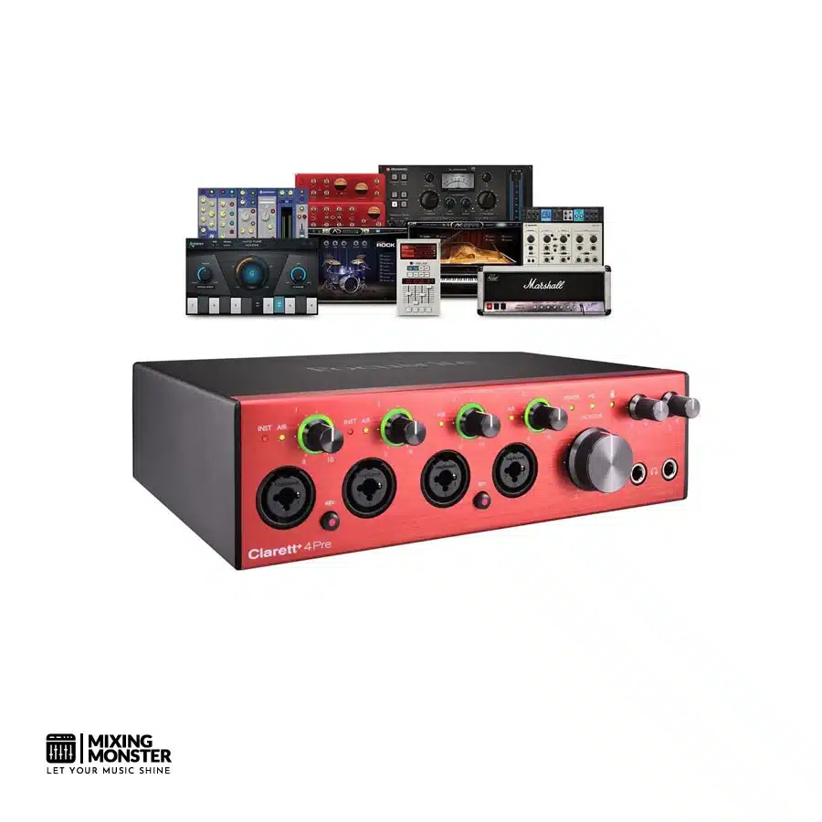 15 Best Audio Interfaces For Music Production 2026 | Top Picks 16 Focusrite Clarett+ 4Pre