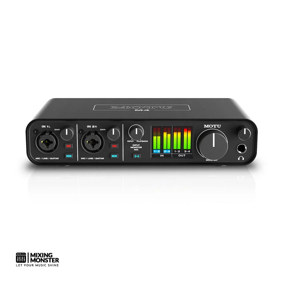 15 Best Audio Interfaces For Music Production 2026 | Top Picks 12 Motu M4