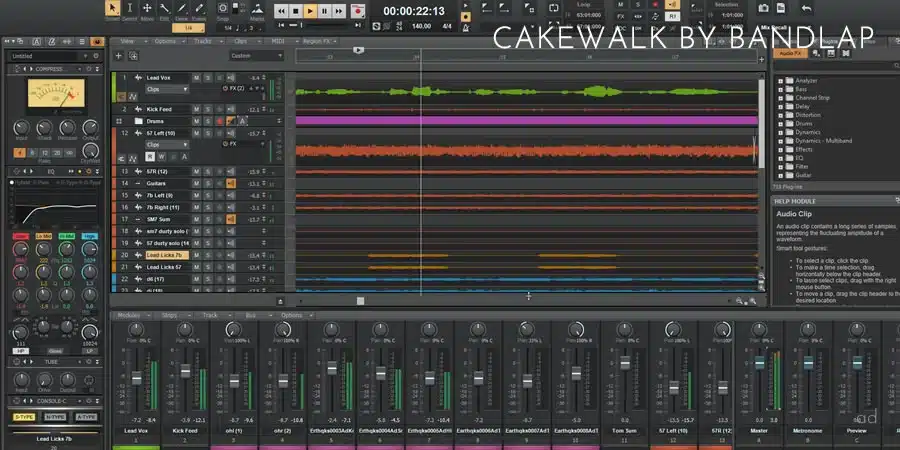 Cakewalk By Bandlab Interface Cakewalk By Bandlab Interface