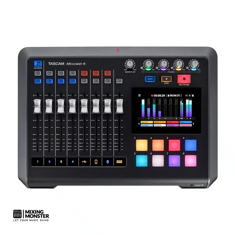 10 Best Podcast Mixers | Pro Crystal-Clear Podcasting 2026 2 Tascam Mixcast 4