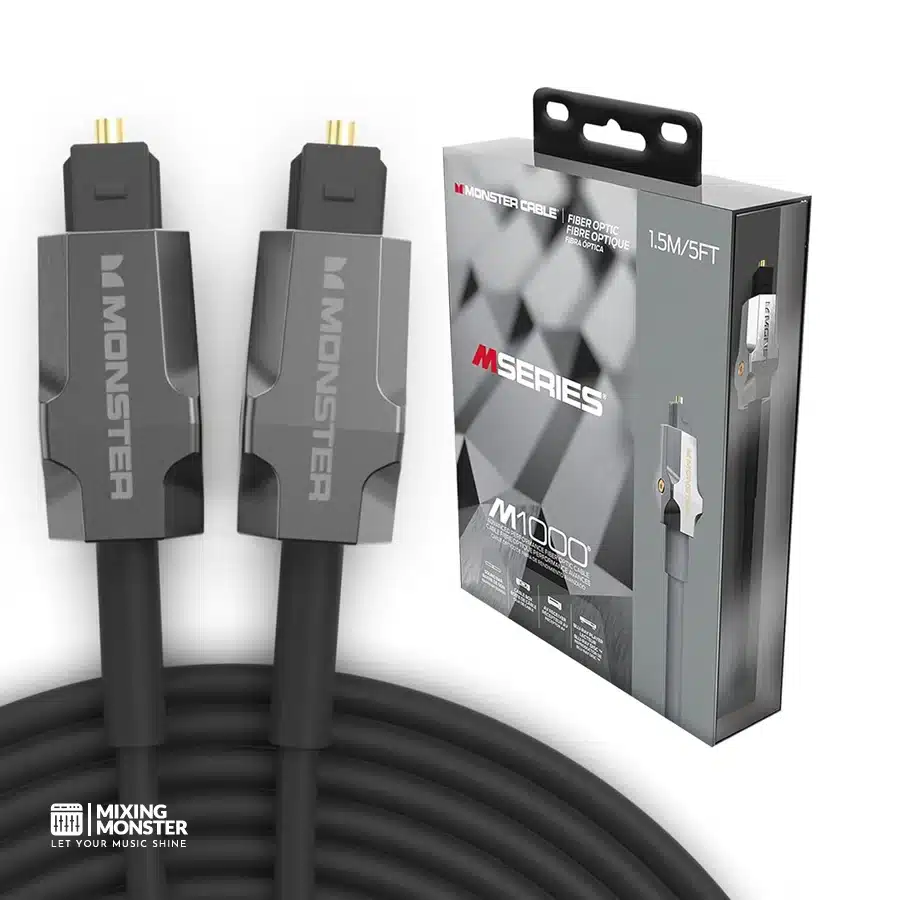 18 Best Audio Cables | Top Picks For All Cable Types 2026 5 Monster M-Series 1000 Toslink Cable