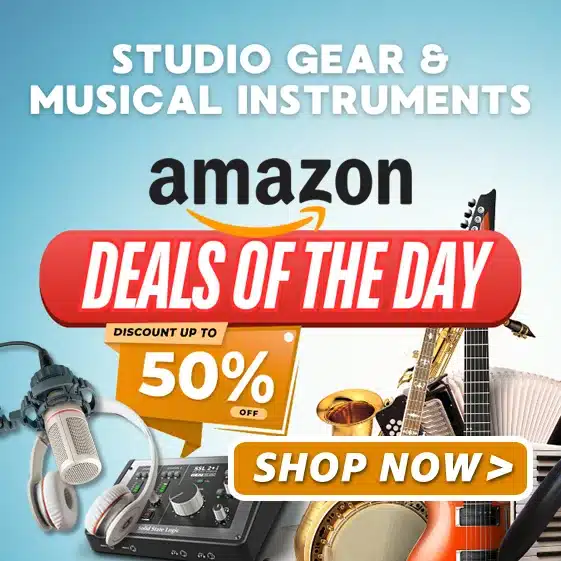 Save On Studio Gear & Musical Instruments | Amazon Deals Of The Day