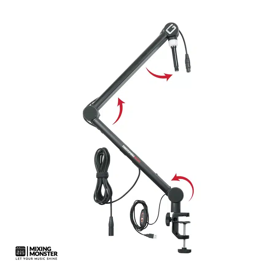 10 Best Microphone Boom Arm 2026 For Home Studio Recording 12 Gator Frameworks Broadcast Boom Mic Stand Led